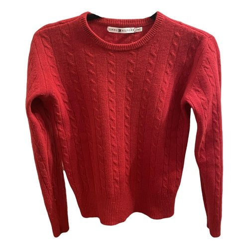 Pre-owned Tommy Hilfiger Wool Jumper In Red