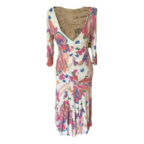 Pre-owned Atos Lombardini Mid-length Dress In Multicolour