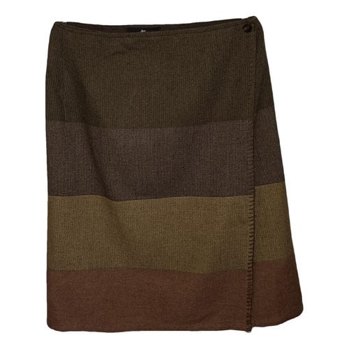 Pre-owned Etro Wool Mid-length Skirt In Multicolour