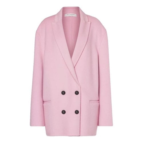 Pre-owned Philosophy Di Lorenzo Serafini Wool Coat In Pink