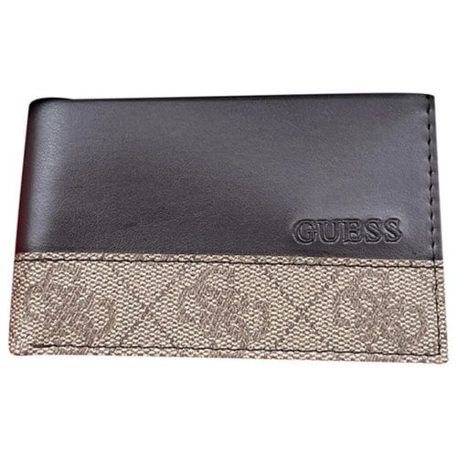 Pre-owned Guess Leather Small Bag In Brown