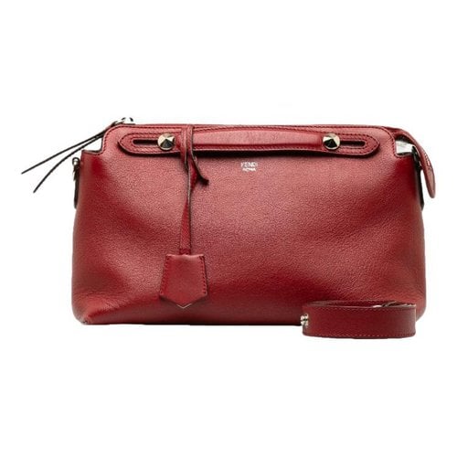 Pre-owned Fendi Leather Crossbody Bag In Red