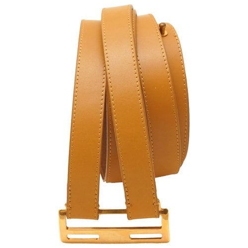 Pre-owned Maison Margiela Leather Belt In Camel