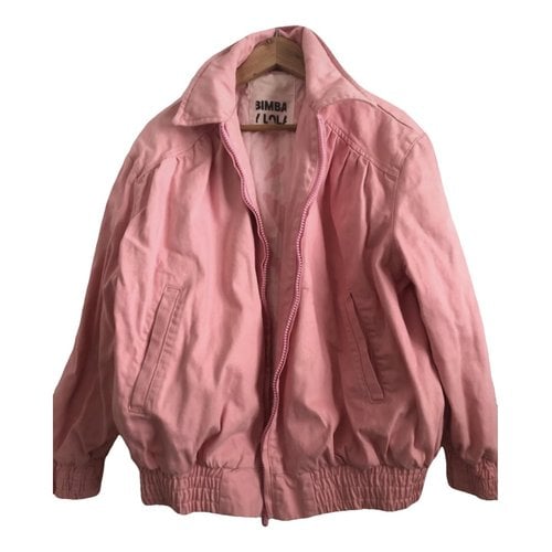 Pre-owned Bimba Y Lola Biker Jacket In Pink