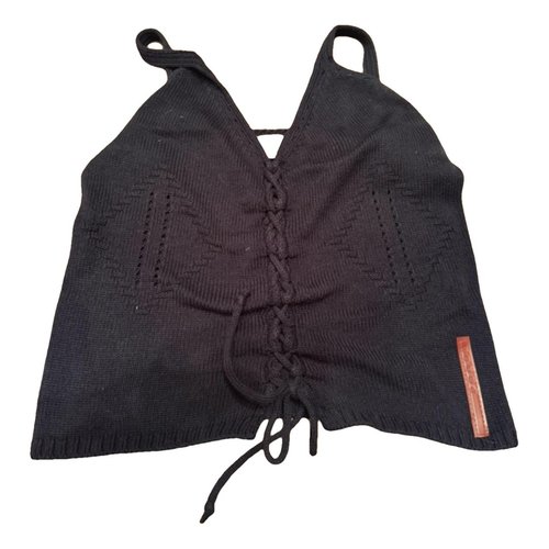 Pre-owned Prada Camisole In Navy