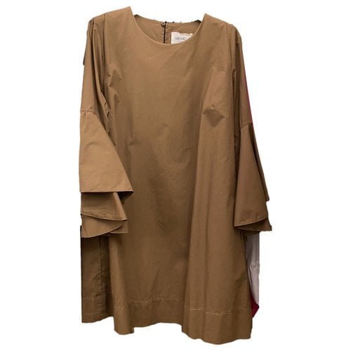 Pre-owned Meimeij Mini Dress In Brown