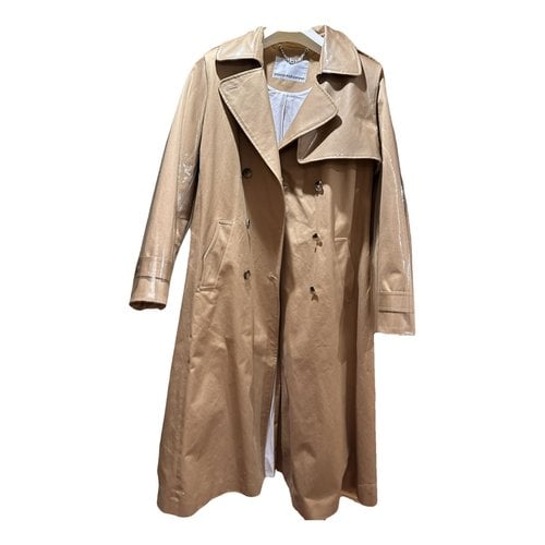 Pre-owned Paco Rabanne Trench Coat In Beige
