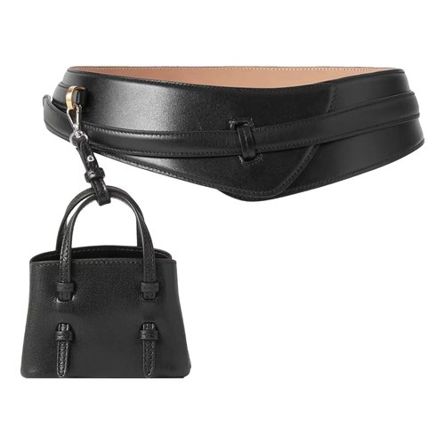 Pre-owned Alaïa Leather Belt In Black