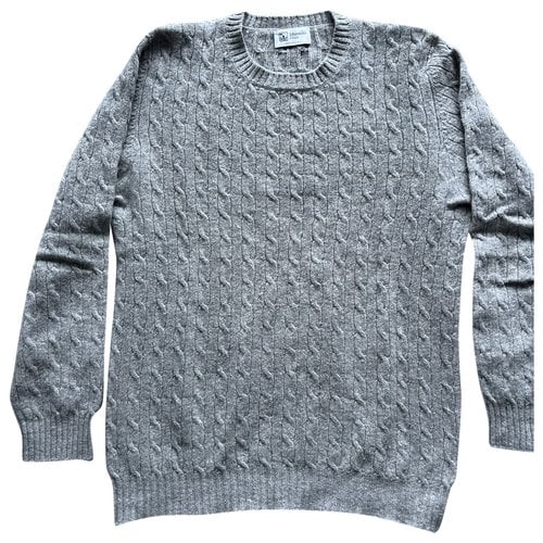Pre-owned Johnstons Of Elgin Wool Sweatshirt In Grey