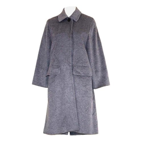 Pre-owned Cinzia Rocca Cashmere Trench Coat In Grey