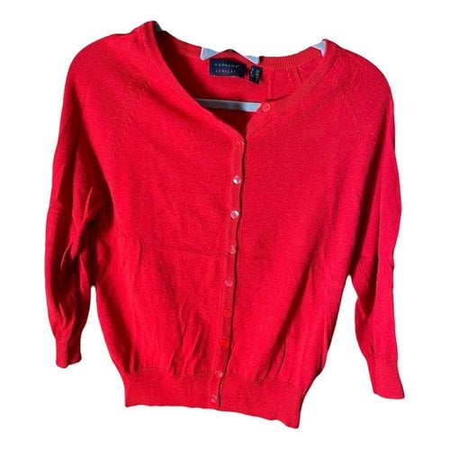 Pre-owned Kapital Wool Cardigan In Red