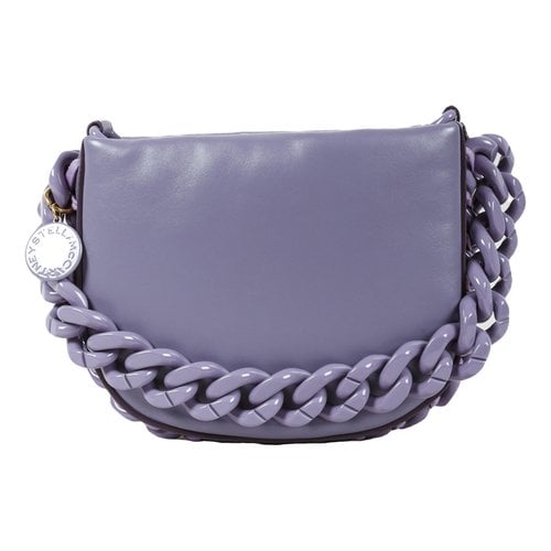 Pre-owned Stella Mccartney Frayme Handbag In Purple