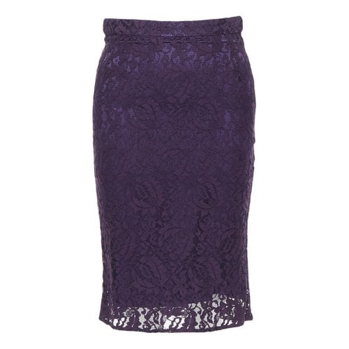 Pre-owned Dolce & Gabbana Skirt In Purple