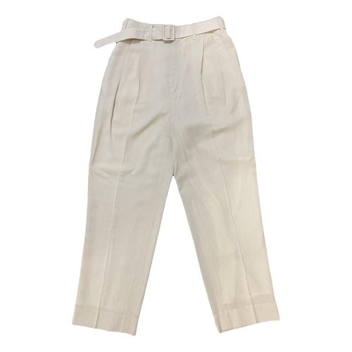 Pre-owned Lemaire Large Pants In White