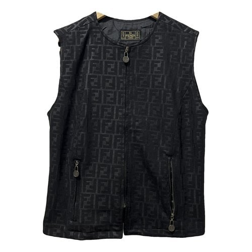 Pre-owned Fendi Vest In Black