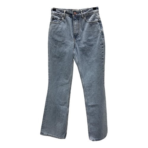 Pre-owned Ganni Jeans In Blue