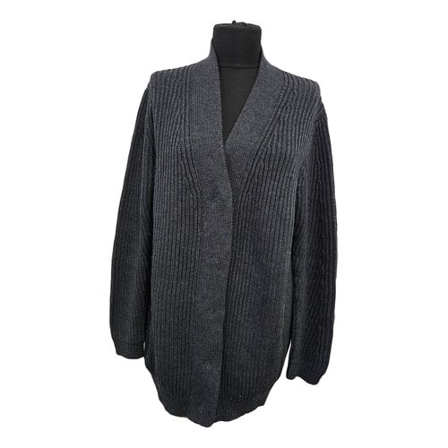Pre-owned Iris Von Arnim Wool Cardigan In Grey