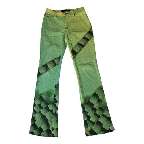 Pre-owned Just Cavalli Jeans In Green