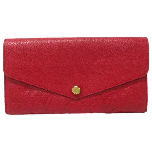 Pre-owned Mini Rodini Leather Wallet In Red