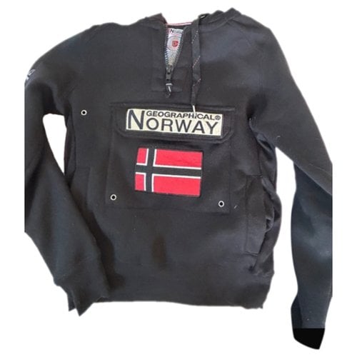Pre-owned Geographical Norway Sweatshirt In Black