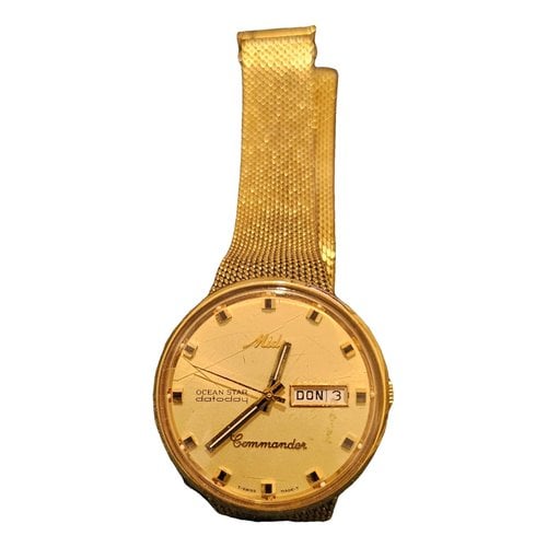 Pre-owned Mido Yellow Gold Watch