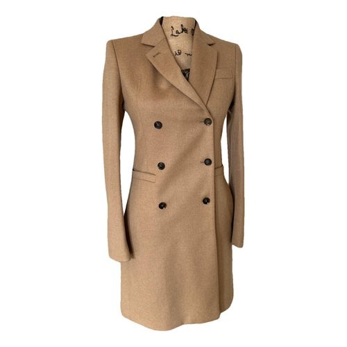 Pre-owned Gucci Cashmere Coat In Camel