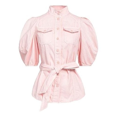 Pre-owned Zimmermann Shirt In Pink