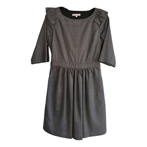 Pre-owned Paul & Joe Sister Wool Mid-length Dress In Grey