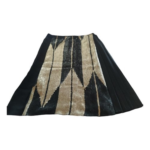 Pre-owned Maliparmi Mid-length Skirt In Black