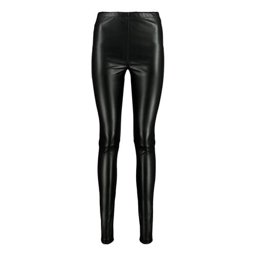 Pre-owned Mm6 Maison Margiela Slim Pants In Black