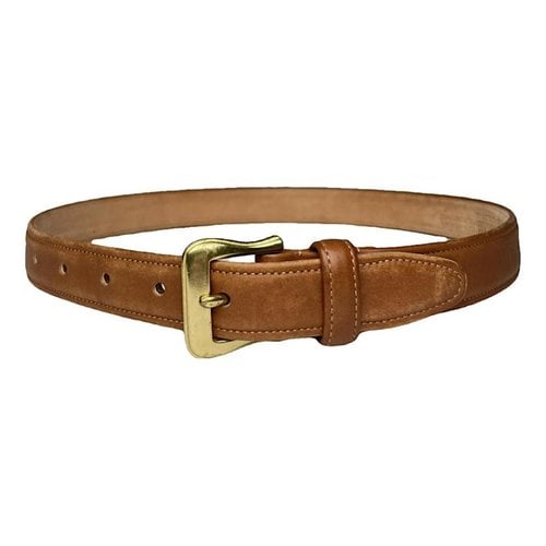 Pre-owned Coach Patent Leather Belt In Brown