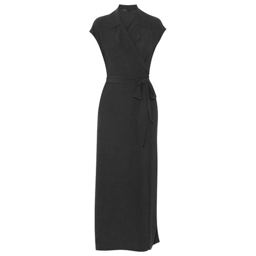 Pre-owned The Row Maxi Dress In Black