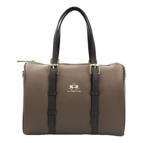 Pre-owned La Martina Leather Bag In Brown