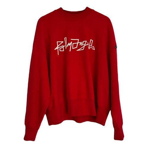 Pre-owned Palm Angels Sweatshirt In Red