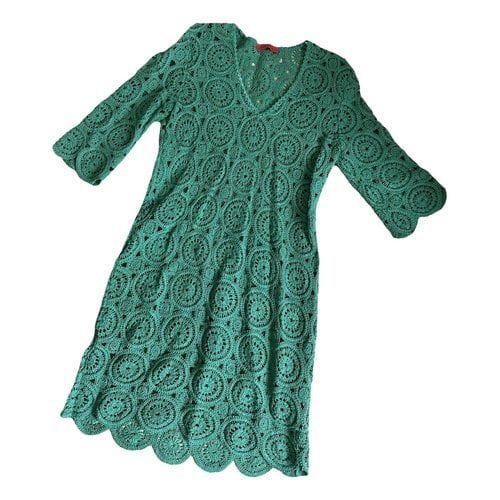 Pre-owned Max & Co Mini Dress In Green