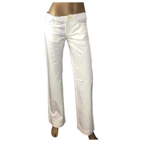 Pre-owned Miss Sixty Straight Pants In White