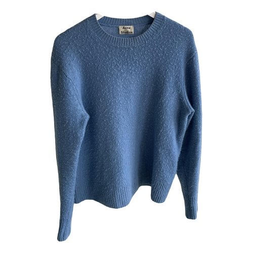 Pre-owned Acne Studios Cashmere Pull In Blue