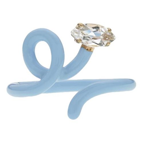 Pre-owned Bea Bongiasca Yellow Gold Ring In Blue