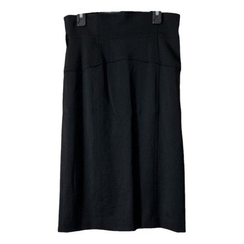 Pre-owned Roberto Cavalli Wool Skirt Suit In Black