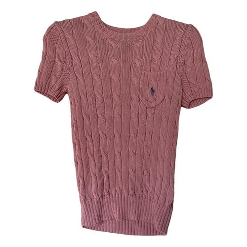 Pre-owned Polo Ralph Lauren Jumper In Pink