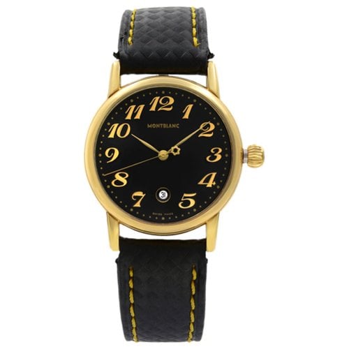 Pre-owned Montblanc Watch In Black