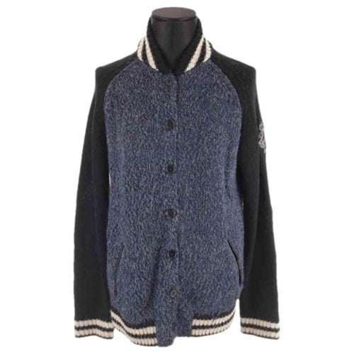 Pre-owned Zadig & Voltaire Wool Cardigan In Blue