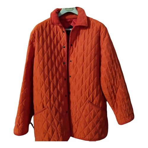 Pre-owned Les Copains Puffer In Red