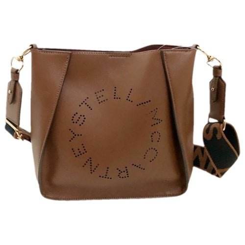 Pre-owned Stella Mccartney Leather Handbag In Brown