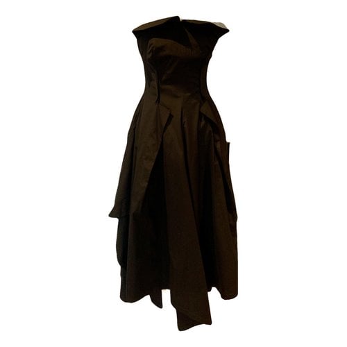 Pre-owned Yohji Yamamoto Mid-length Dress In Black