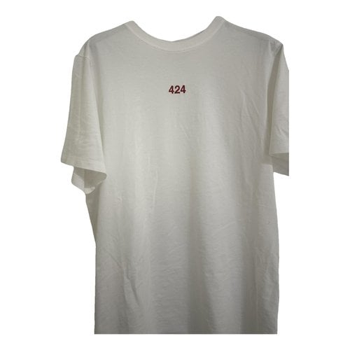 Pre-owned 424 T-shirt In White