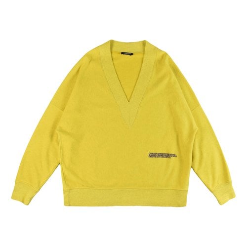Pre-owned Calvin Klein Sweatshirt In Yellow