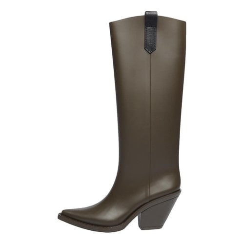 Pre-owned Dorothee Schumacher Wellington Boots In Brown