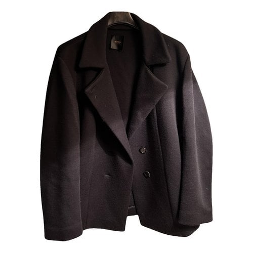 Pre-owned Agnona Cashmere Coat In Black