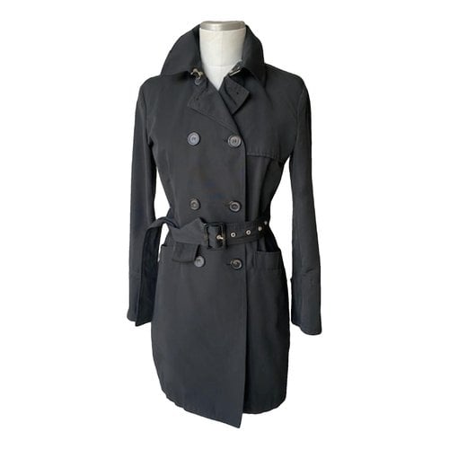 Pre-owned Max & Co Trench Coat In Black